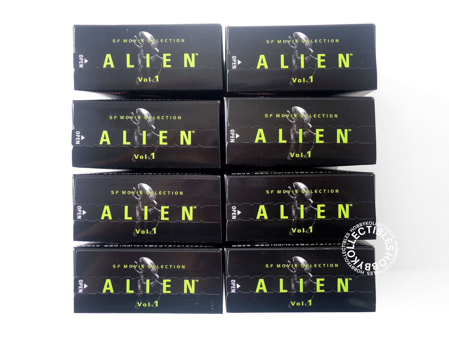 Lot of Konami SF Movie Alien Pre-colored Figure Toy Kit x 8 Box