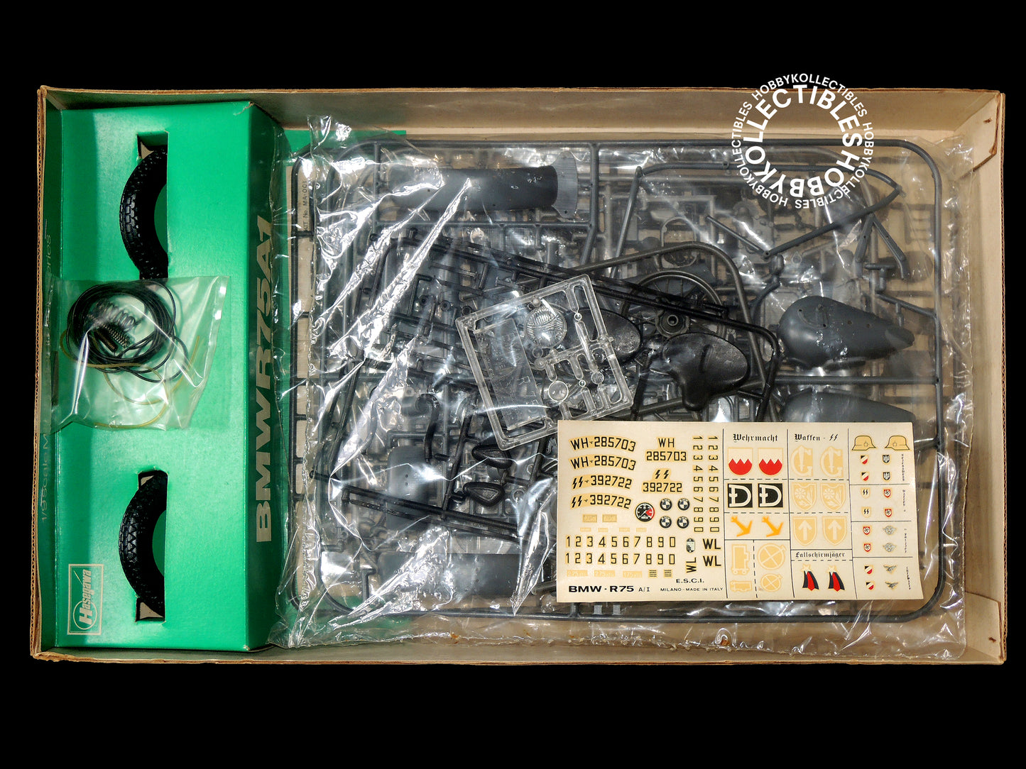 Hasegawa Vintage 1/9 BMW R75A1 Military Motorcycle Model Kit