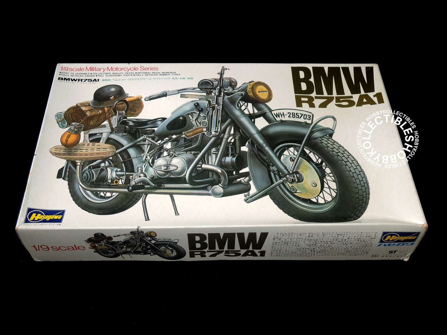Hasegawa Vintage 1/9 BMW R75A1 Military Motorcycle Model Kit