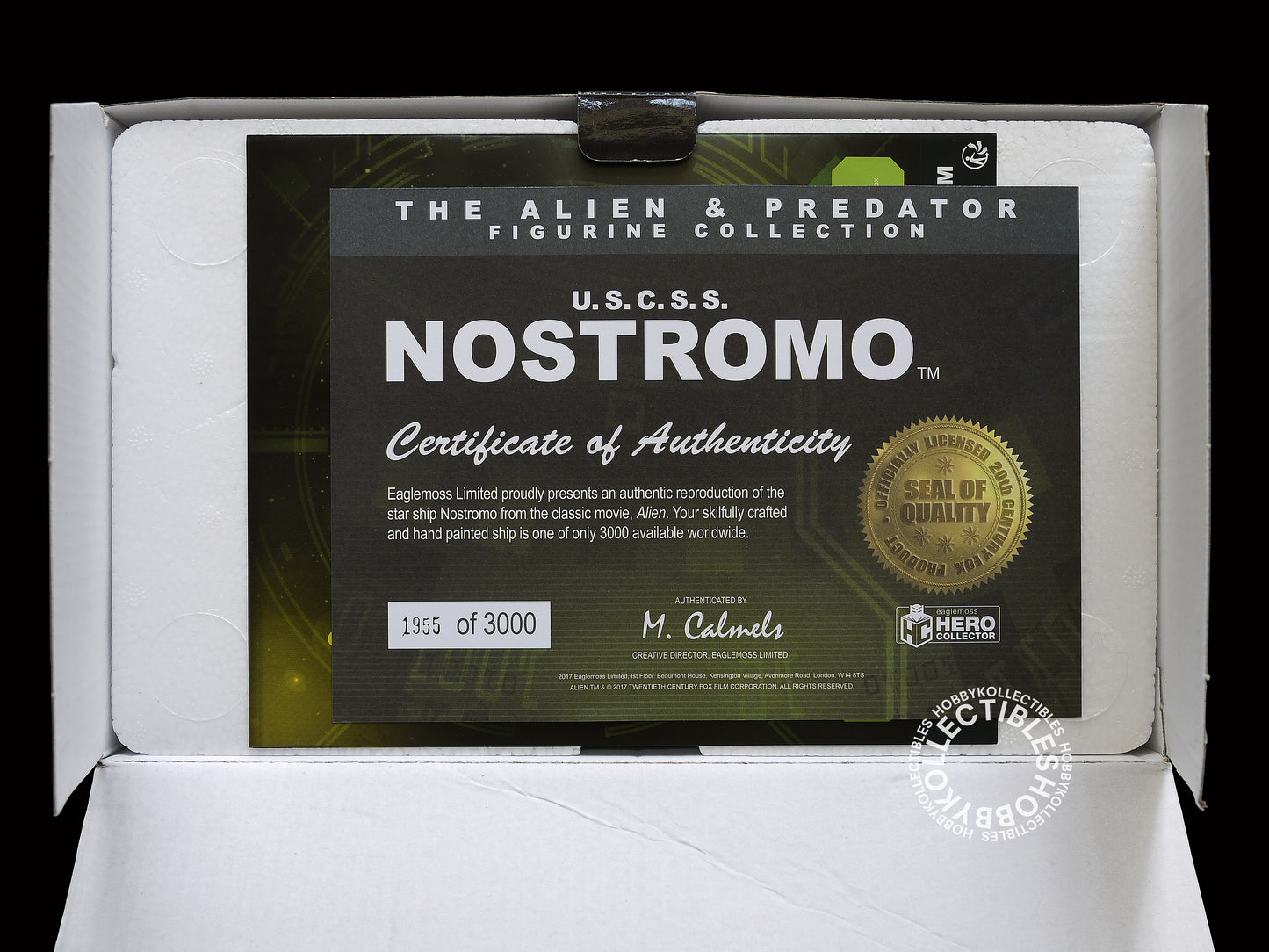 Eaglemoss Aliens Nostromo Limited Edition Metallic Resin Model