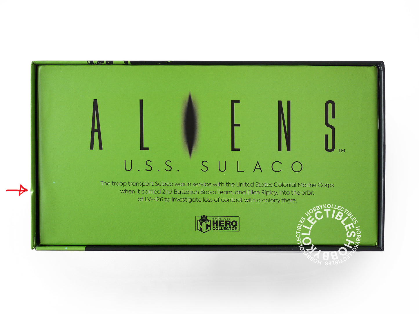 Eaglemoss Hero Collection Metallic Resin(Diecast ABS) Aliens U.S.S. Sulaco XL Edition Factory Sealed