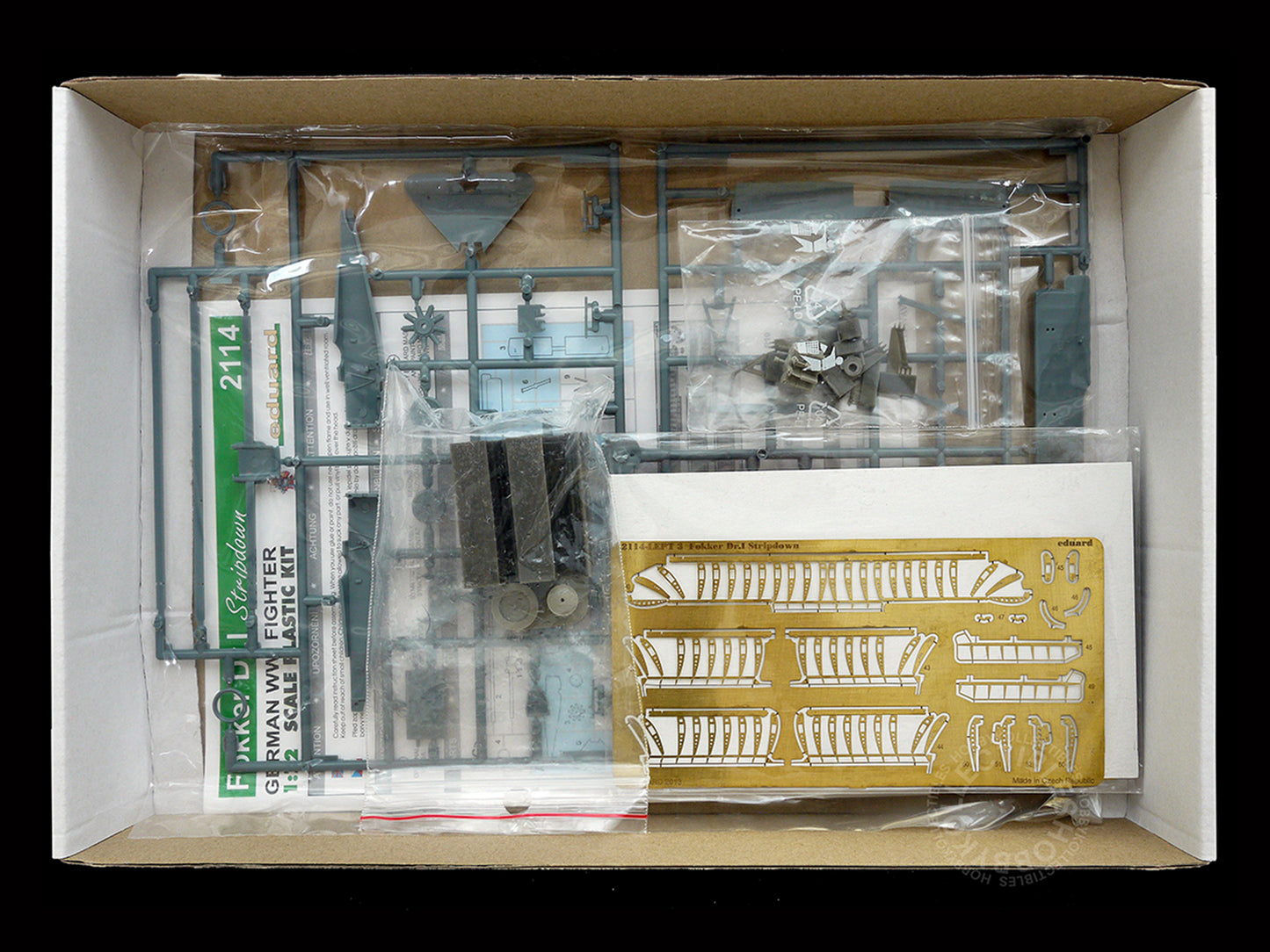 Eduard 1/72 Fokker Dr.I Stripdown Limited Ed. Aircraft Plastic Model Kit