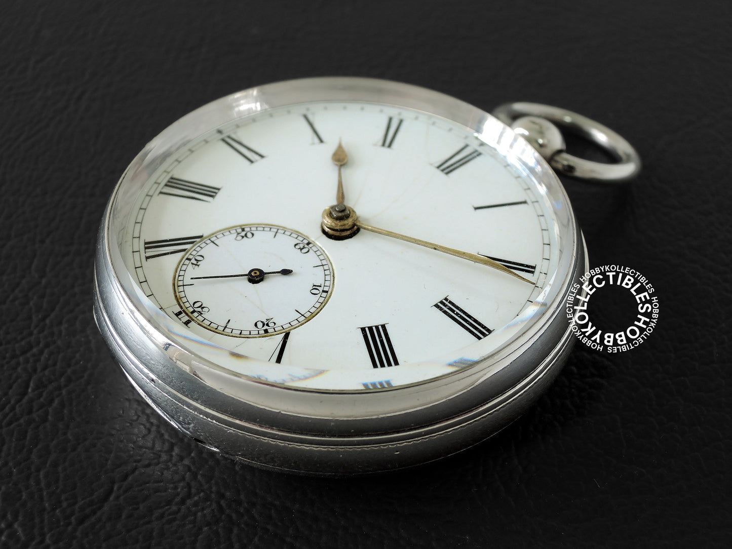 English Silver Open Face T.J. Mercer Fusee Pocket Watch