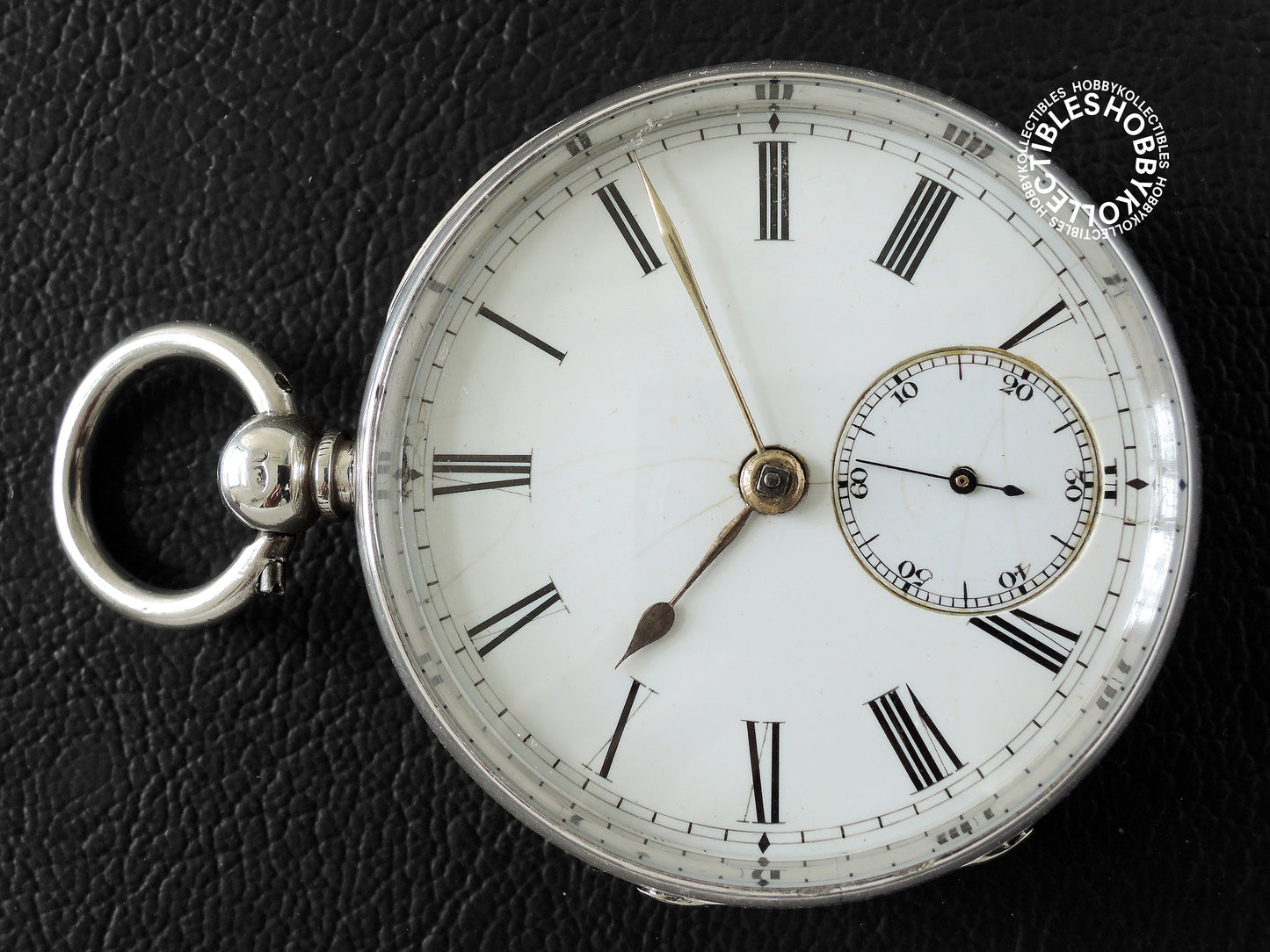 English Silver Open Face T.J. Mercer Fusee Pocket Watch