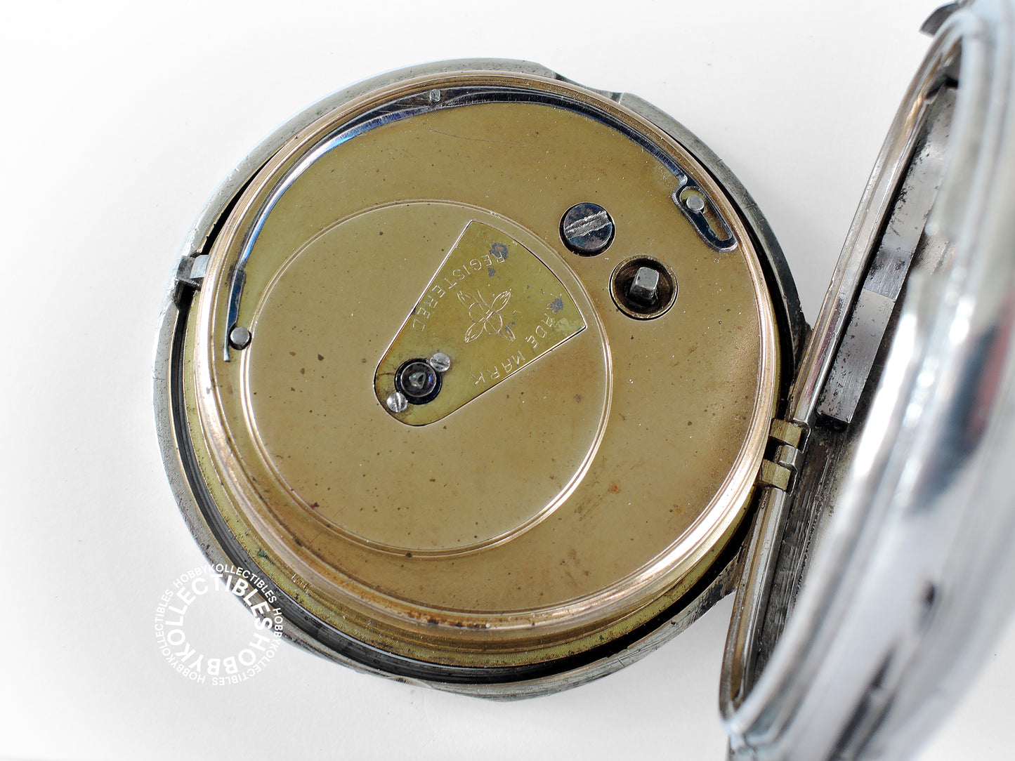 English Silver Hunter Case WM Crosby Lever Pocket Watch