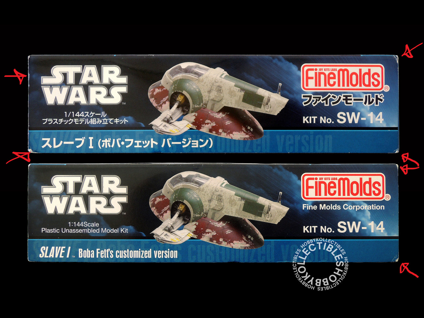FineMolds Star Wars 1/144 Slave I Boba Fett's V. Model Kit