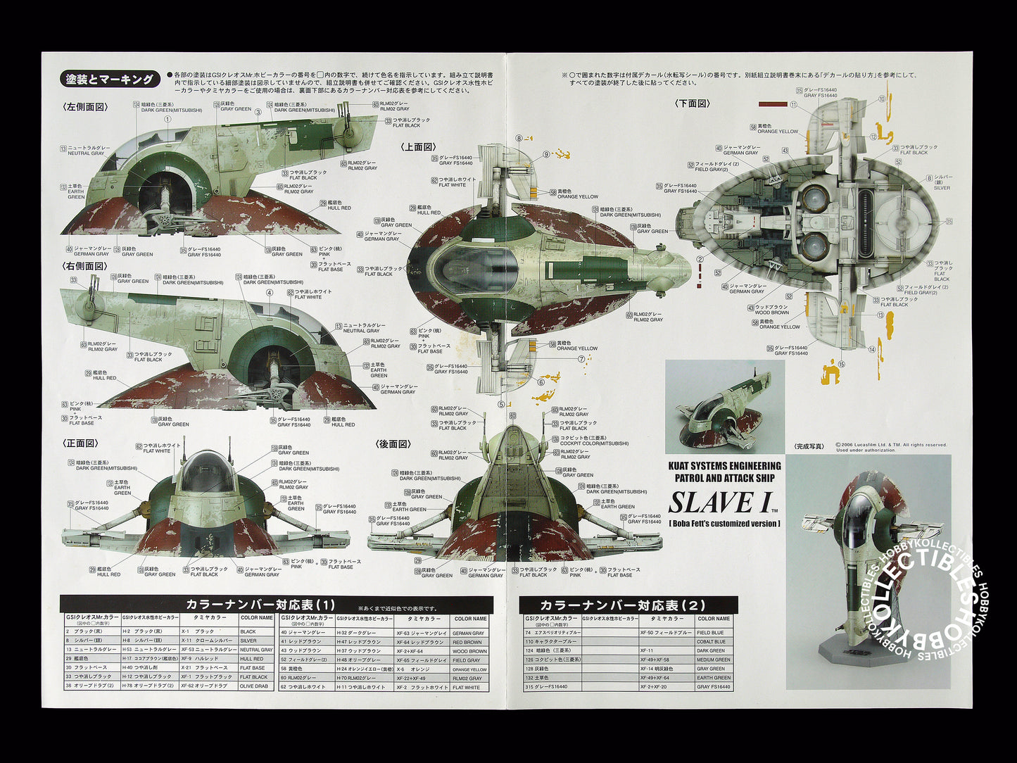 FineMolds Star Wars 1/72 SLAVE I SW-7Limited Edition Model Kit