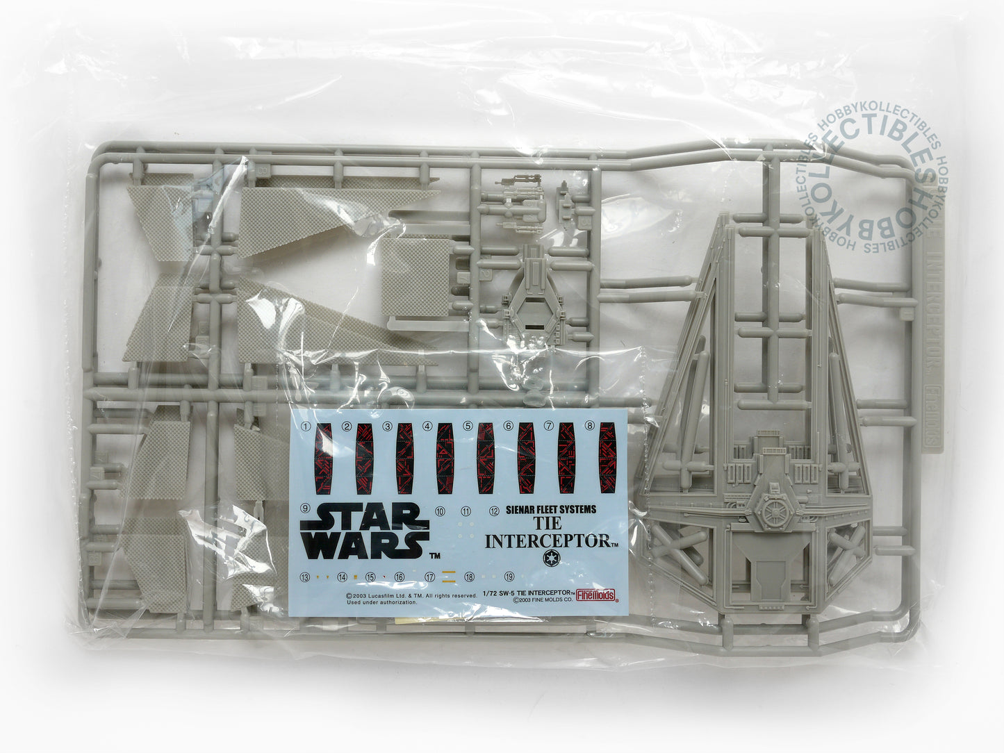 FineMolds Star Wars 1/72 Tie Interceptor SW-5 Model Kit Fine Molds