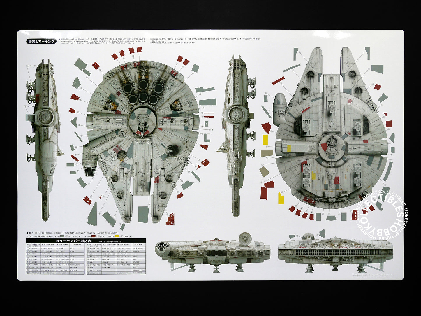 FineMolds Star Wars 1/72 Millennium Falcon SW-6 Model Kit