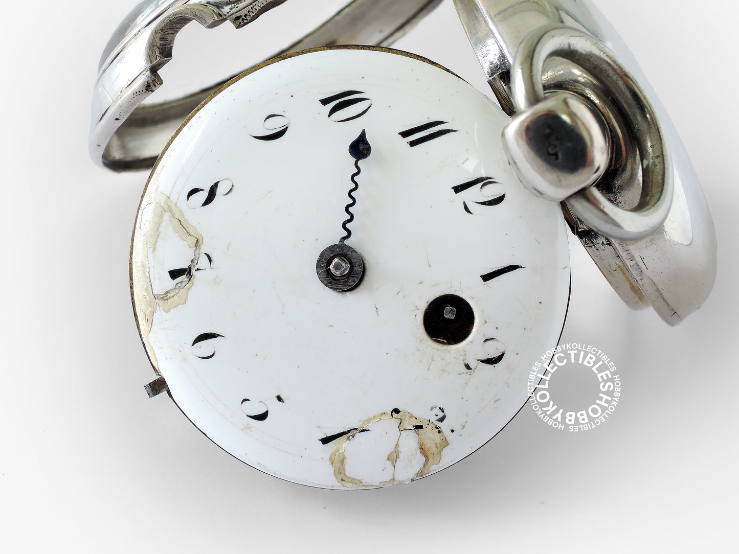 French Silver Open Face Verge Fusee(Le Roy) Pocket Watch