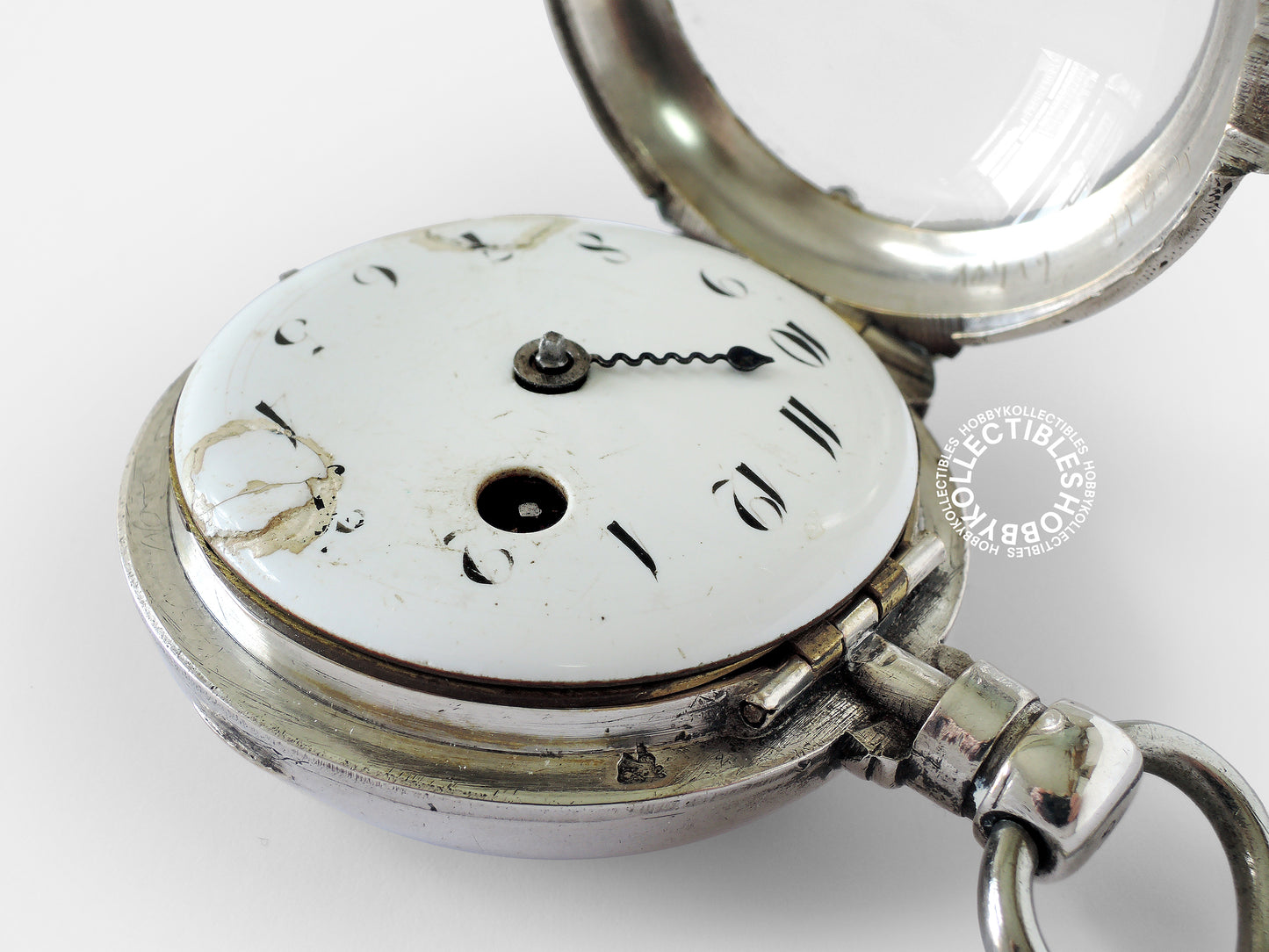 French Silver Open Face Verge Fusee(Le Roy) Pocket Watch