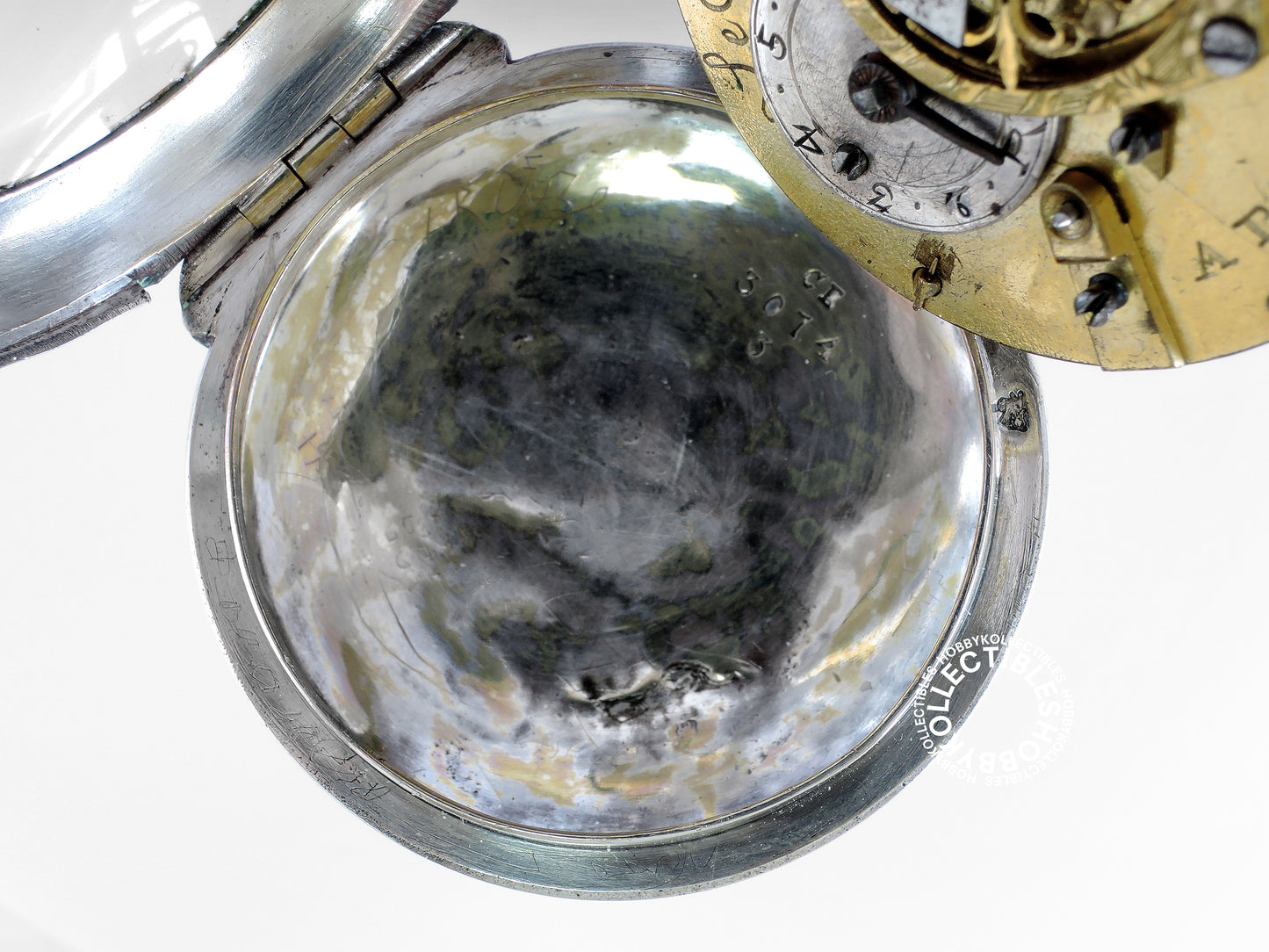 French Silver Open Face Verge Fusee(Le Roy) Pocket Watch