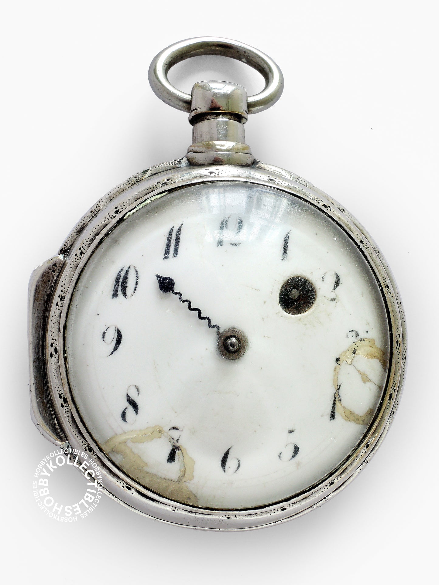 French Silver Open Face Verge Fusee(Le Roy) Pocket Watch