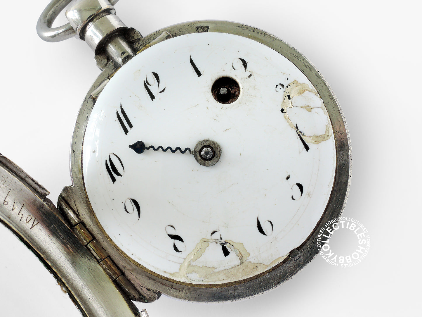 French Silver Open Face Verge Fusee(Le Roy) Pocket Watch
