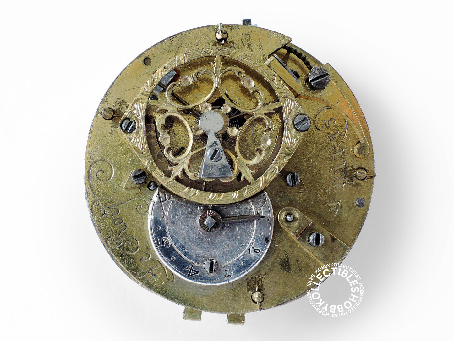 French Silver Open Face Verge Fusee(Le Roy) Pocket Watch