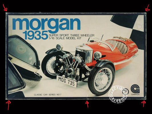 Gakken Vintage 1/16 Morgan Three Wheeler Model Kit