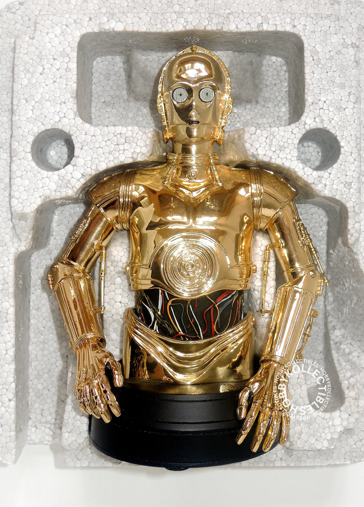 Gentle Giant Star Wars C-3PO Gold Plated Collectible Mini Bust USED