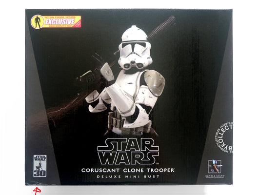 Gentle Giant Star Wars Coruscant Clone trooper AFX Mini Bust BNIB