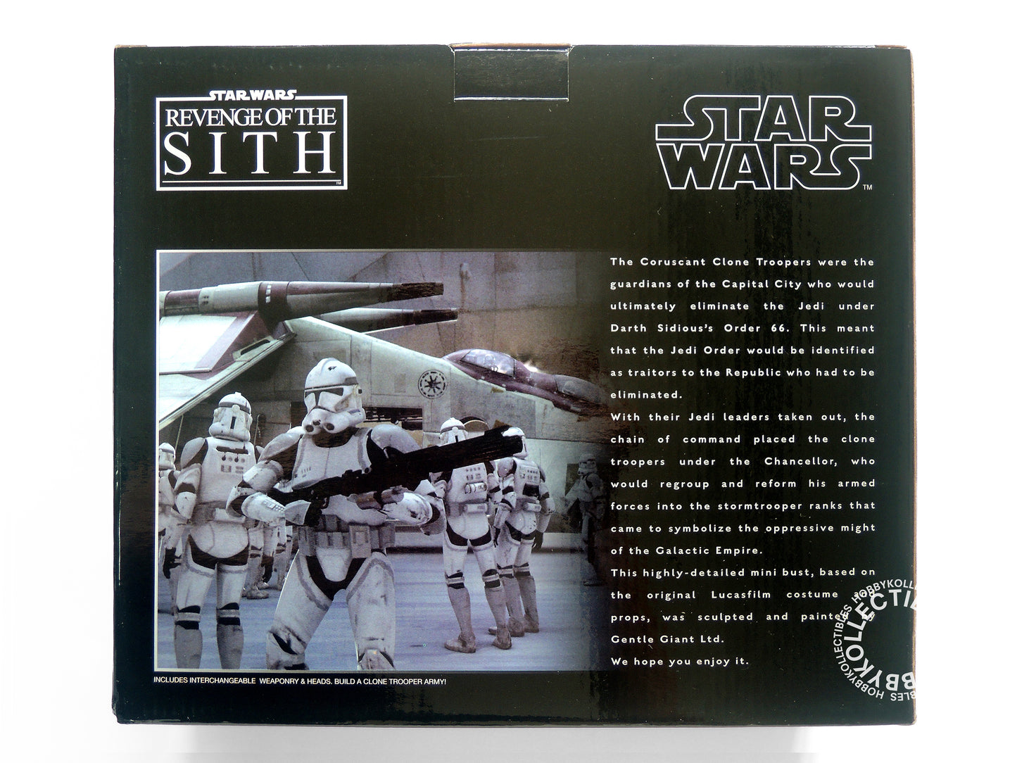 Gentle Giant Star Wars Coruscant Clone trooper AFX Mini Bust BNIB