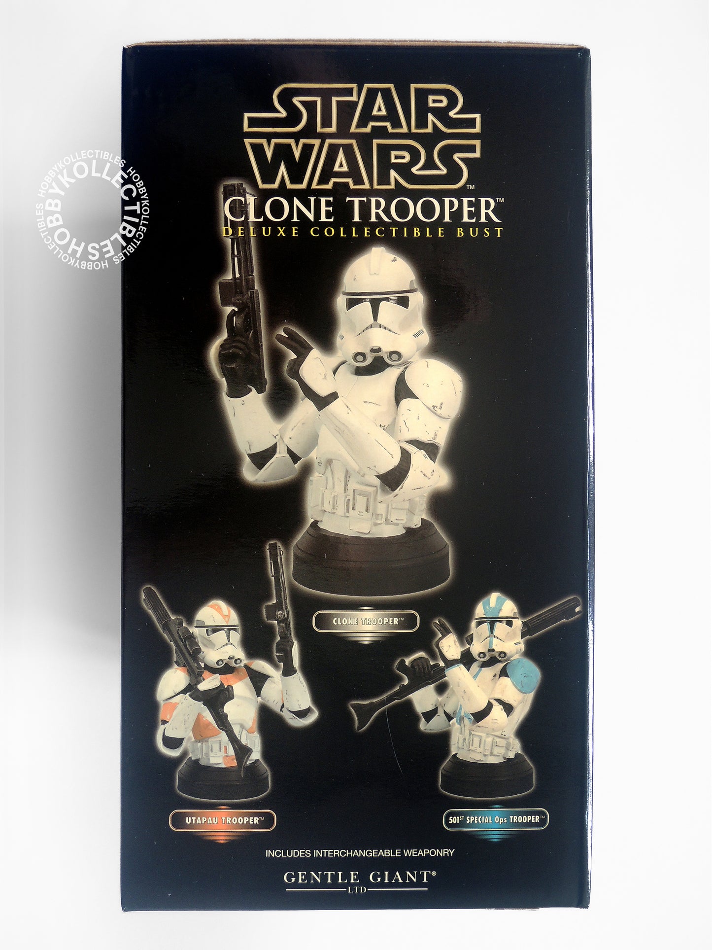 Gentle Giant Star Wars 501st Clone Trooper Blue Mini Bust BNIB