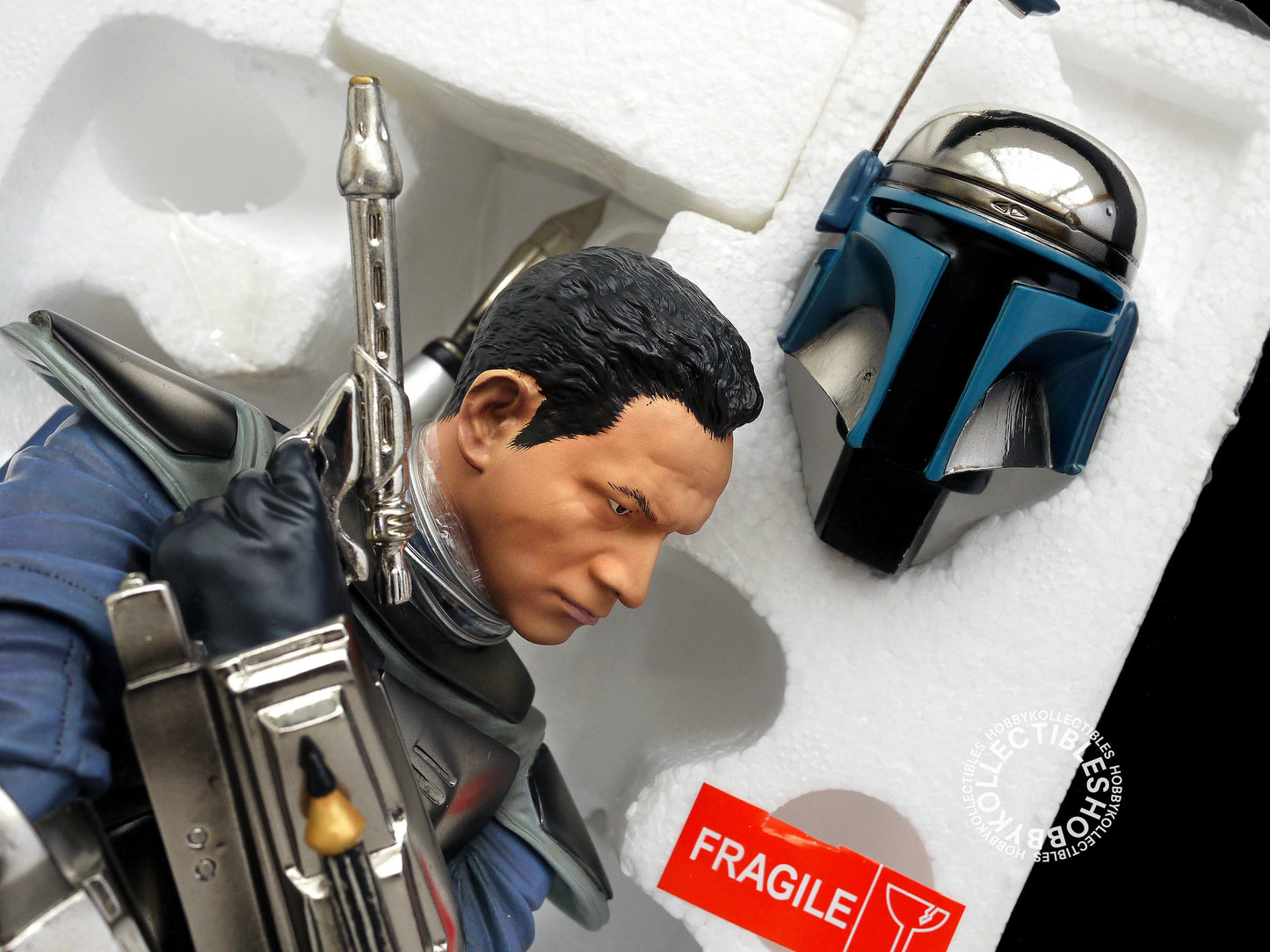 Gentle Giant Star Wars Attack of the Clones ATOC Jango Fett Collectibles Mini Bust USED