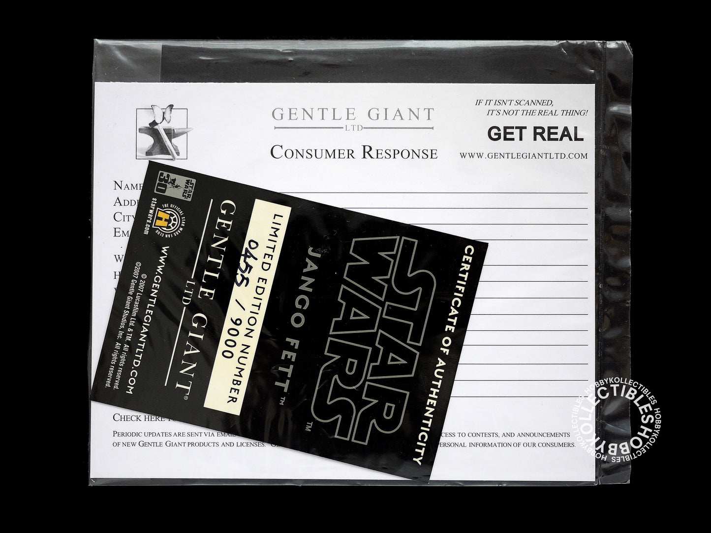 Gentle Giant Star Wars Attack of the Clones ATOC Jango Fett Collectibles Mini Bust USED