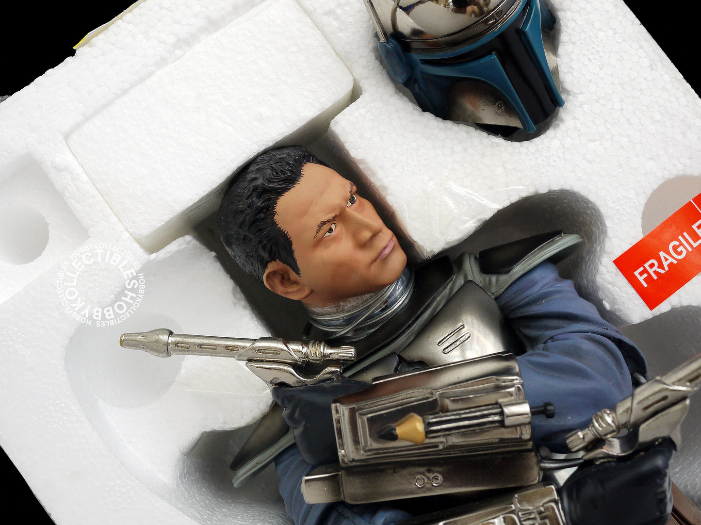 Gentle Giant Star Wars Attack of the Clones ATOC Jango Fett Collectibles Mini Bust USED