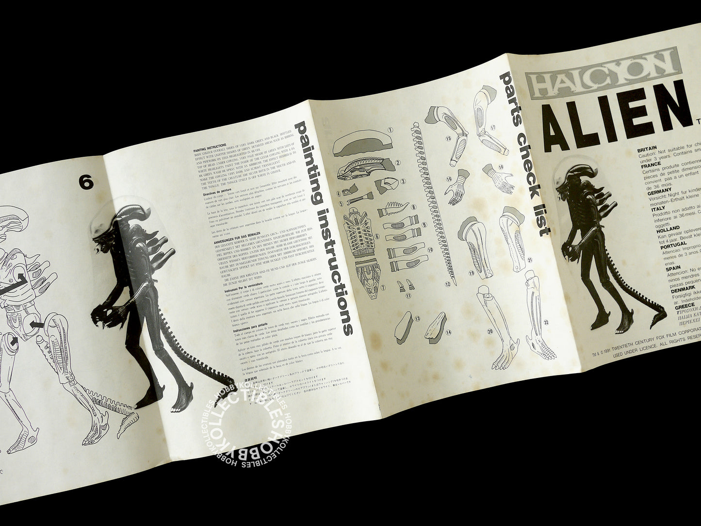 Halcyon Vintage 1/5 Alien HT01 PVC Vinyl Model Kit