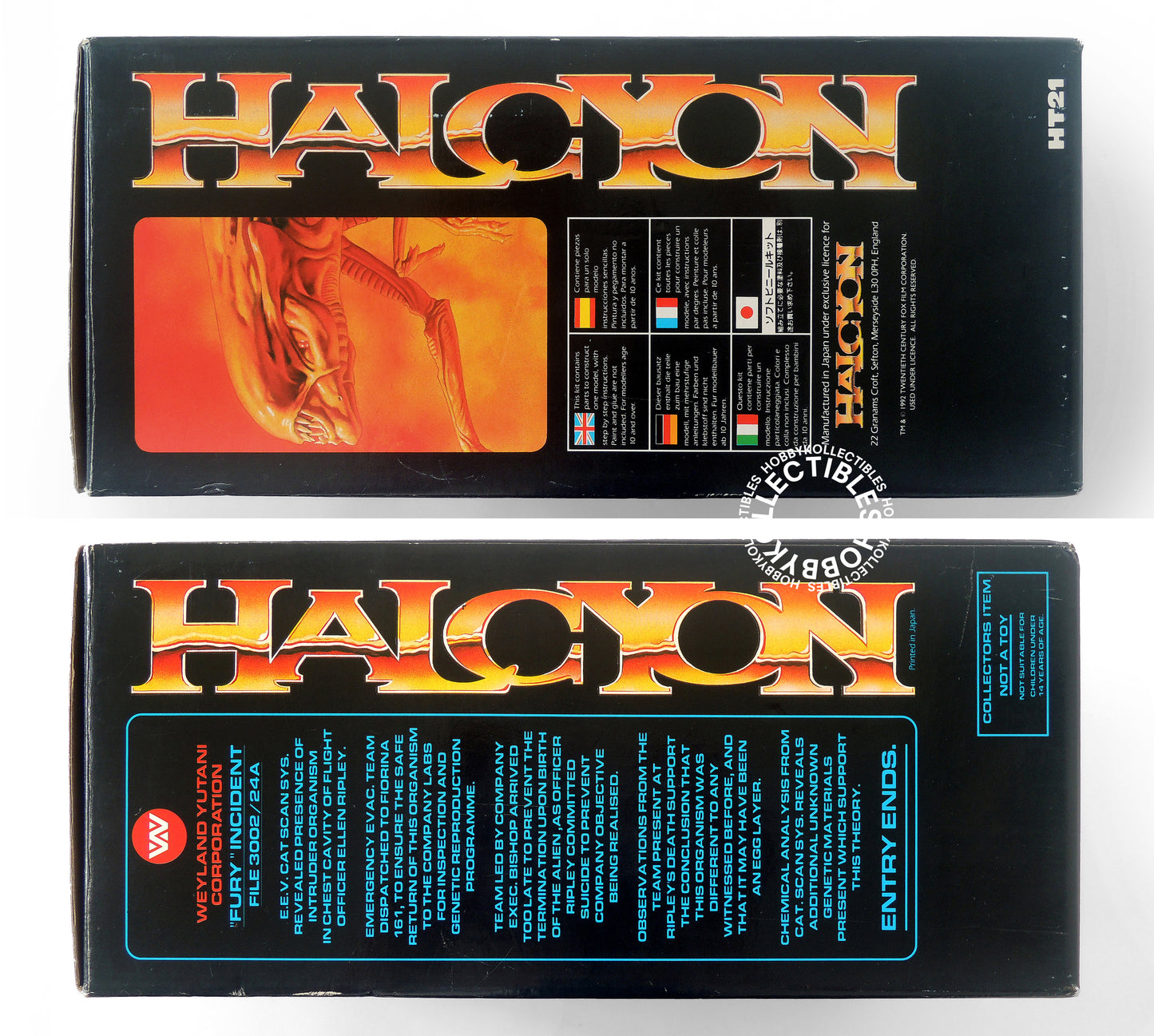 Halcyon Vintage 1/1 Alien 3 Queen Chest Burster PVC Vinyl Model Kit
