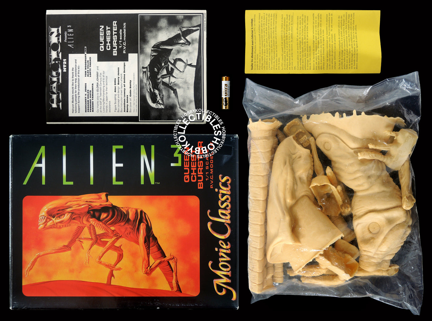 Halcyon Vintage 1/1 Alien 3 Queen Chest Burster PVC Vinyl Model Kit