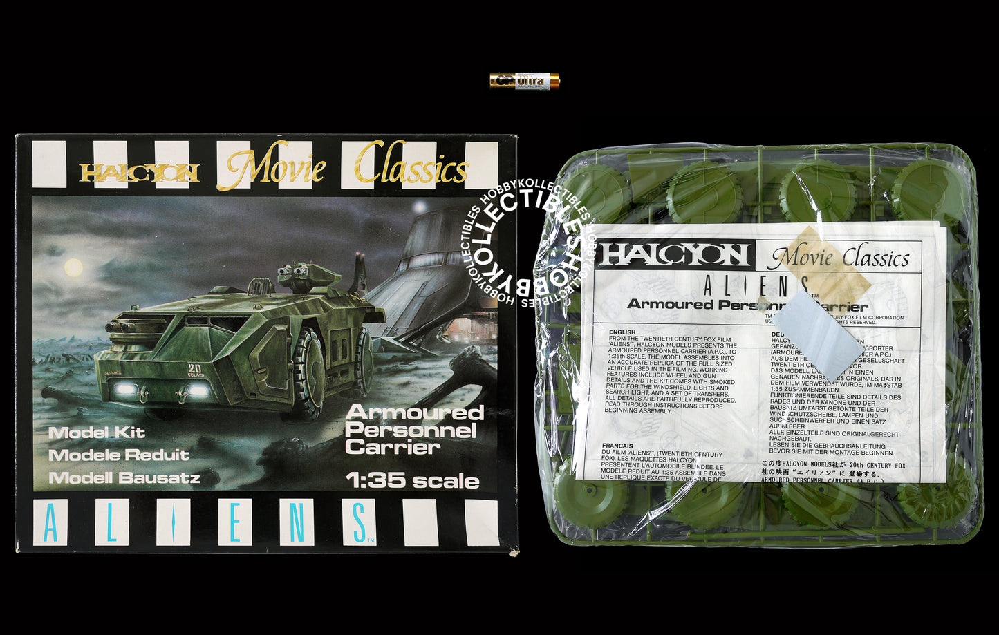 Halcyon Vintage 1/35 APC Plastic Model Kit DECAL DAMAGED