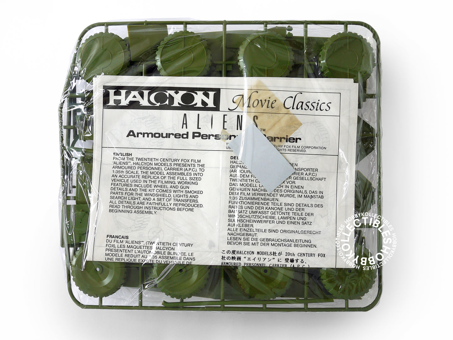 Halcyon Vintage 1/35 APC Plastic Model Kit DECAL DAMAGED