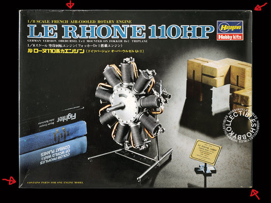 Hasegawa 1/8 Rotary Engine Le Rhone 110HP Model Kit