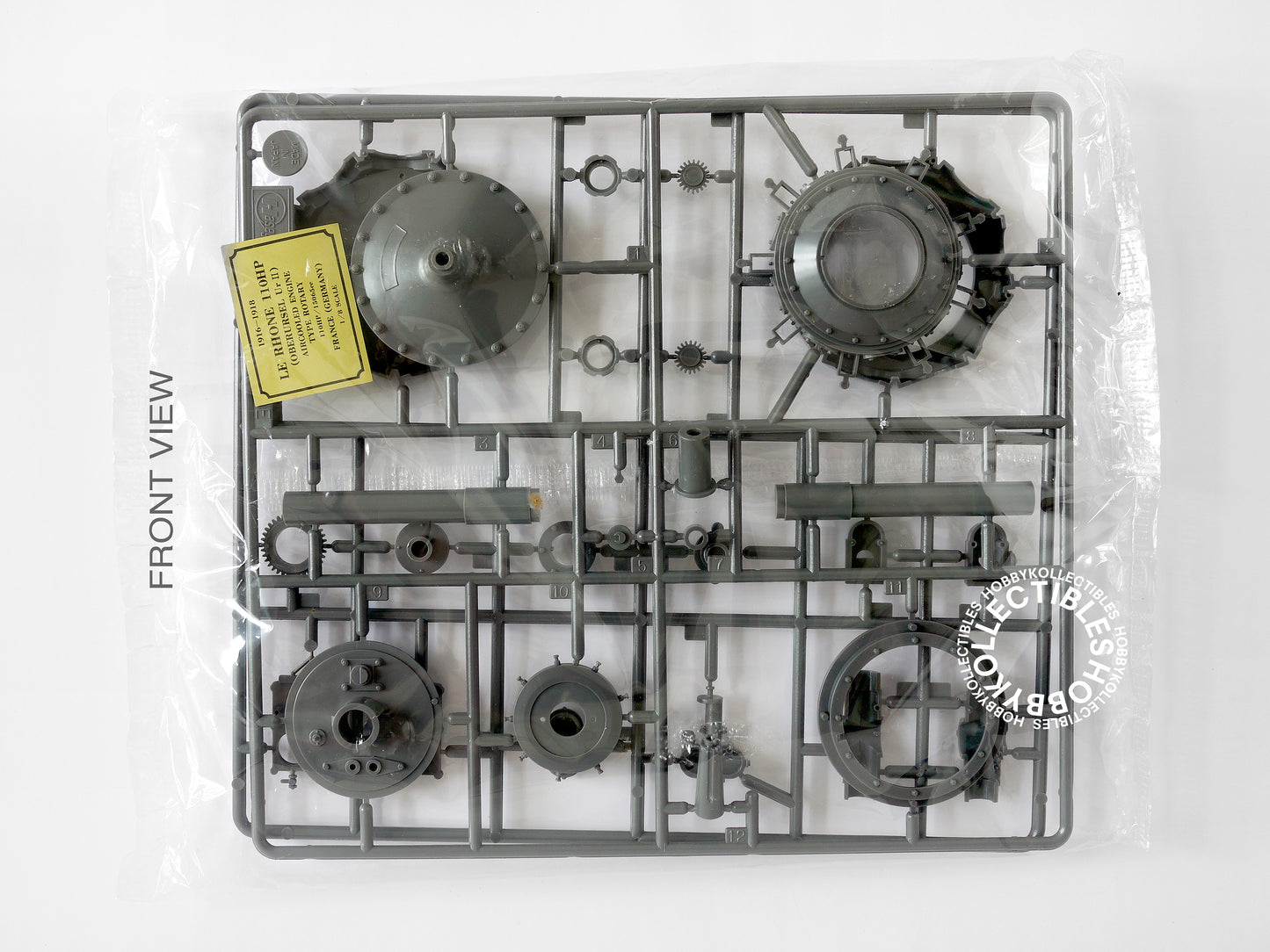 Hasegawa 1/8 Rotary Engine Le Rhone 110HP Model Kit