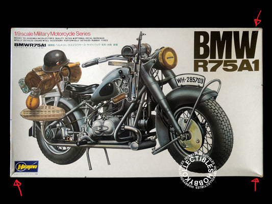 Hasegawa Vintage 1/9 BMW R75A1 Military Motorcycle Model Kit