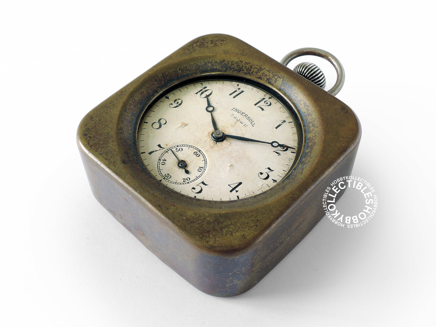 American Ingersoll Double Case Paper Dial Pin-Lever Pocket Watch Need Service