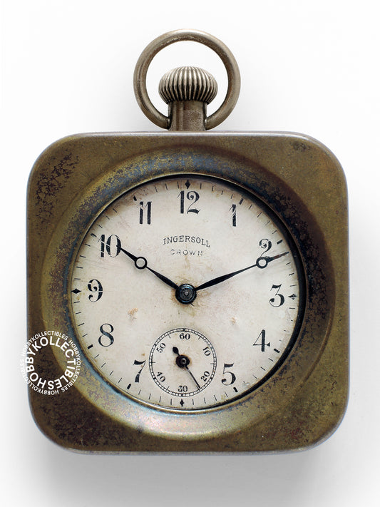 American Ingersoll Double Case Paper Dial Pin-Lever Pocket Watch Need Service