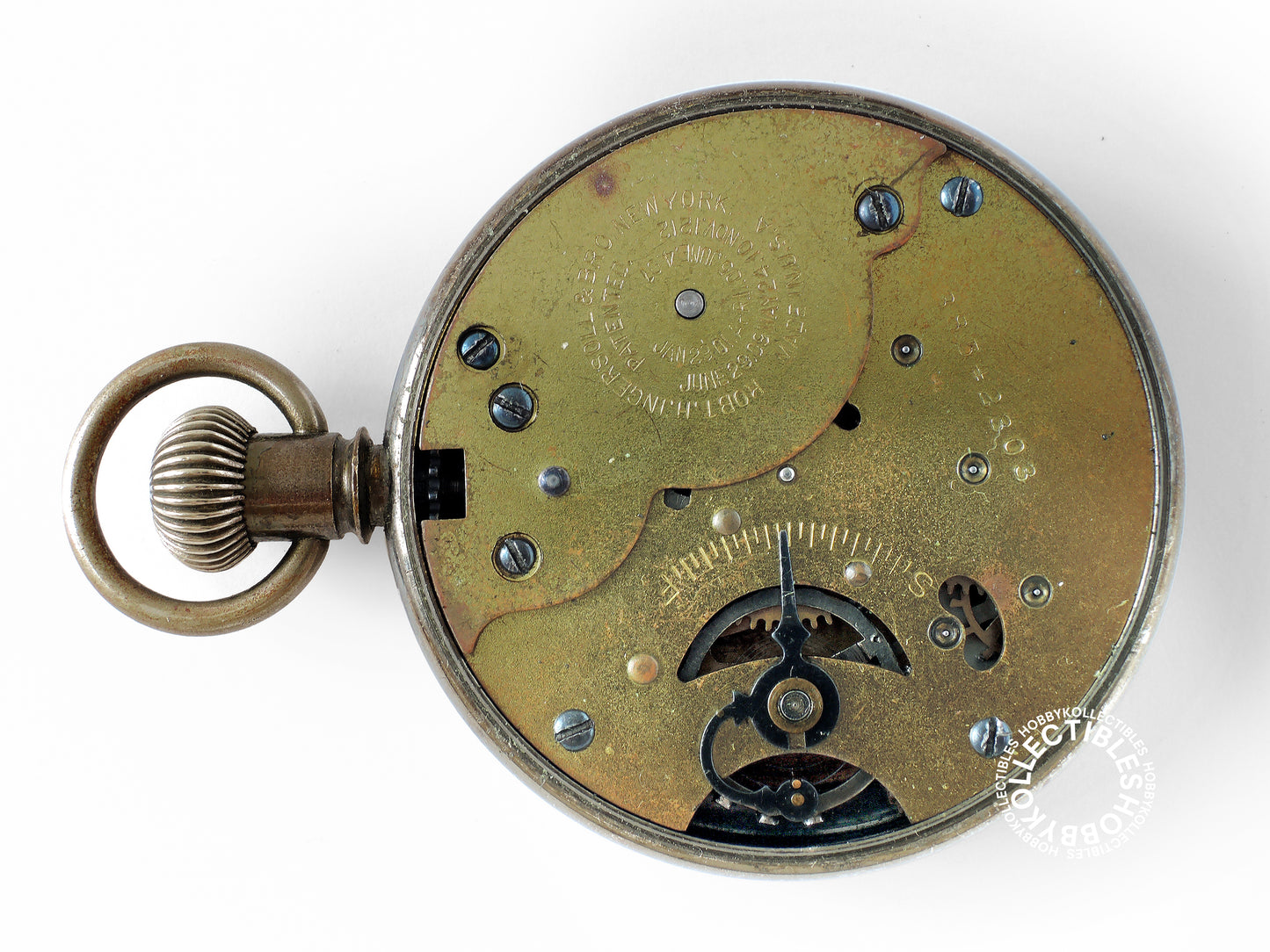 American Ingersoll Double Case Paper Dial Pin-Lever Pocket Watch Need Service