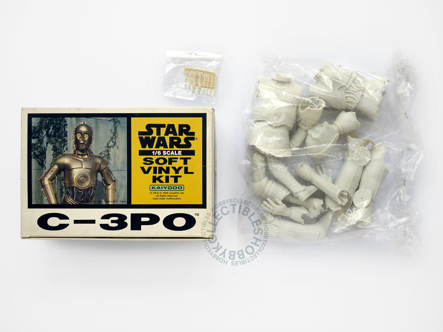Kaiyodo Vintage Star Wars 1/6 C-3PO Vinyl model kit Rare