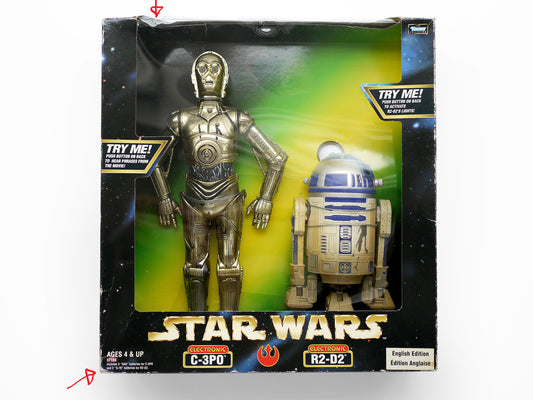 Kenner Star Wars Vintage Electronic C-3PO & R2-D2 12" Action Figure