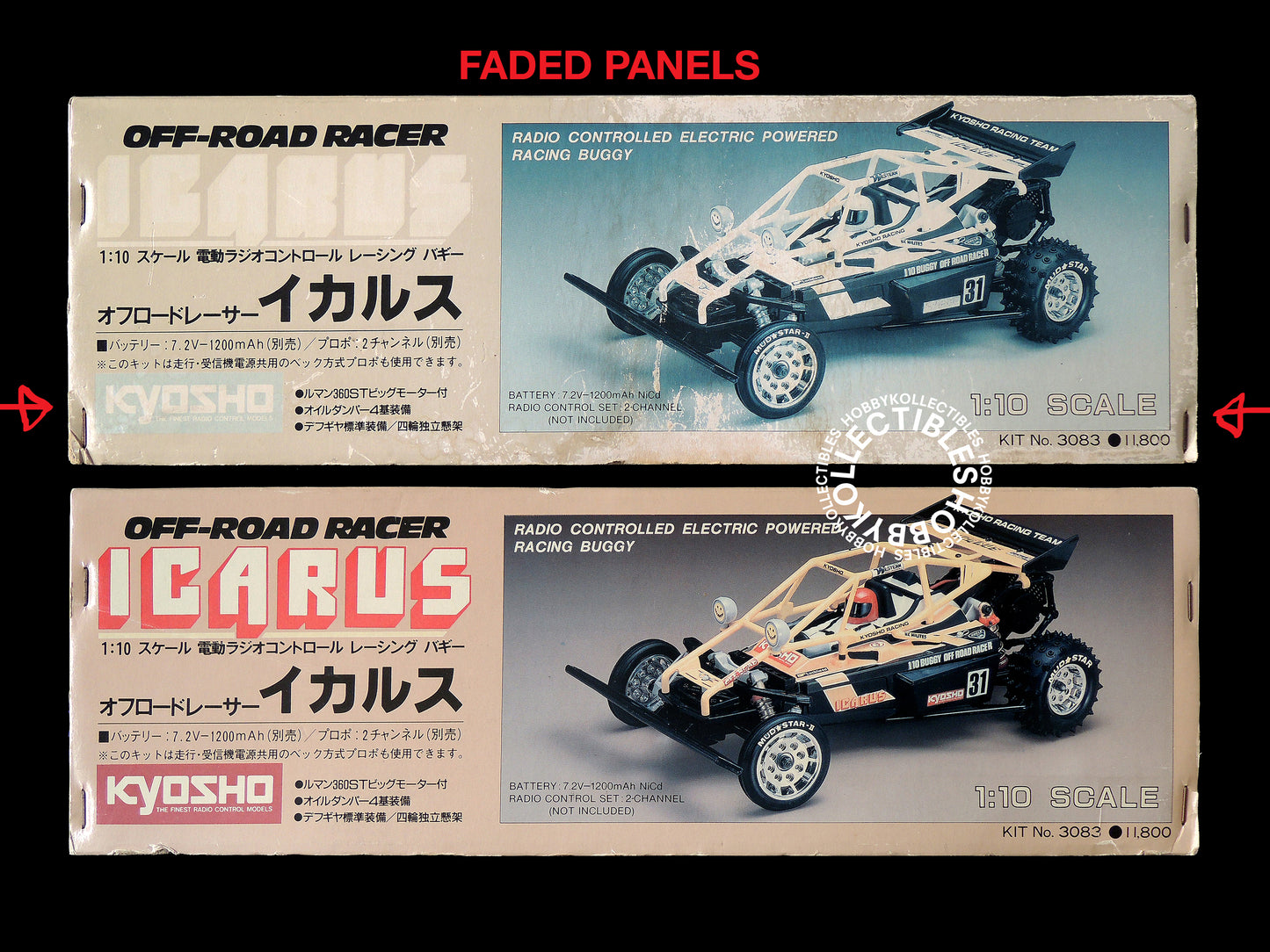 Kyosho Vintage 1/10 RC Icarus Racing Buggy #3083 Model Kit