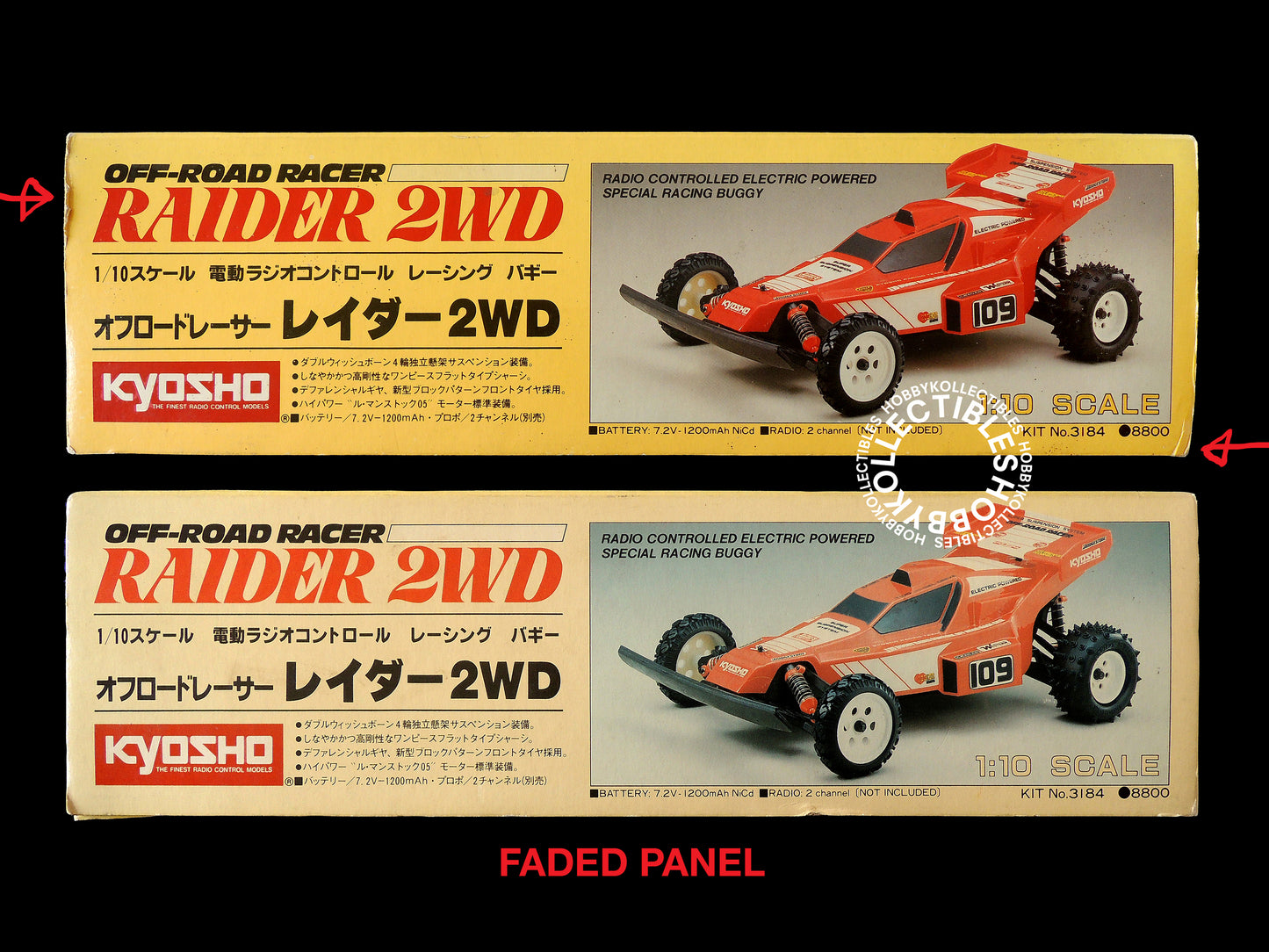 Kyosho Vintage 1/10 RC Raider Racing Buggy #3184 Model Kit