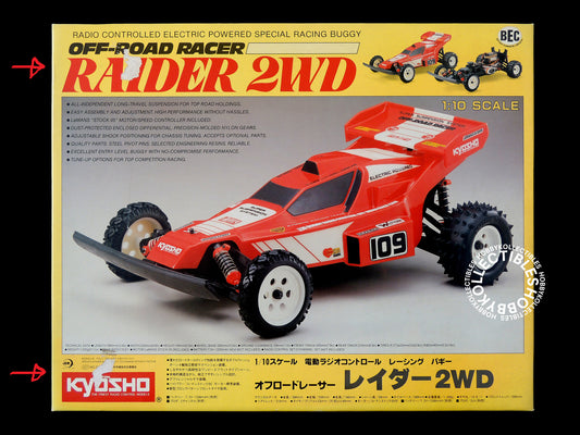 Kyosho Vintage 1/10 RC Raider Racing Buggy #3184 Model Kit