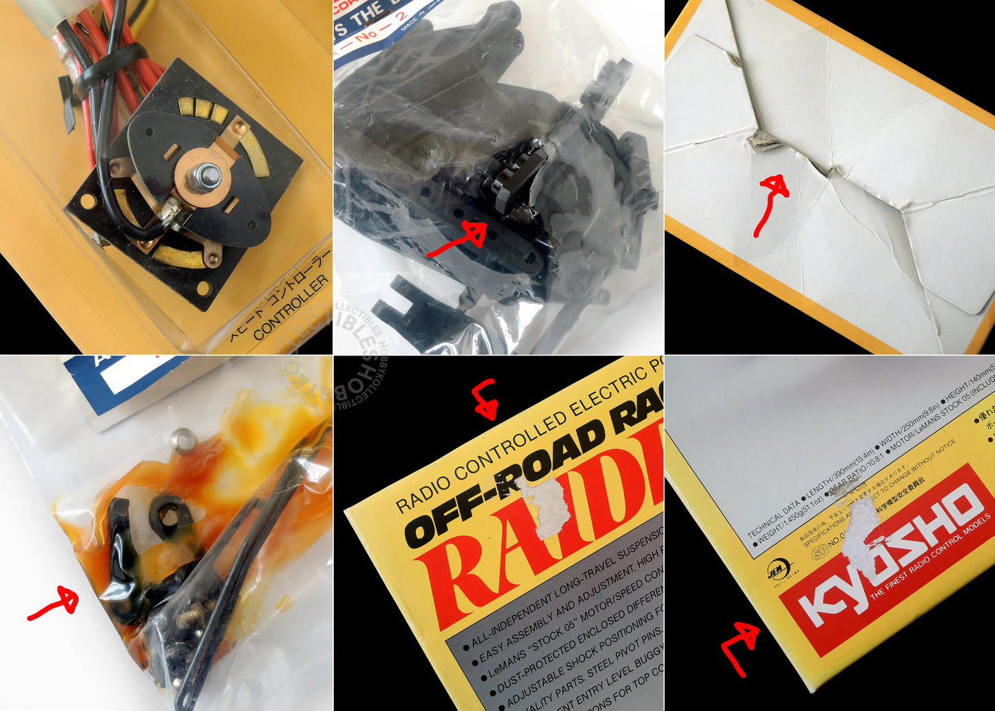 Kyosho Vintage 1/10 RC Raider Racing Buggy #3184 Model Kit
