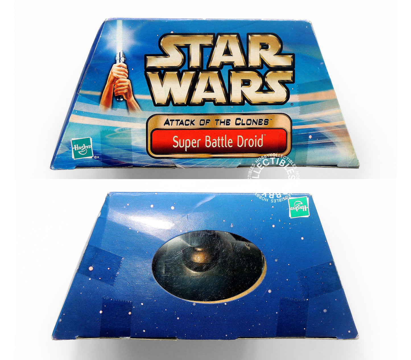 Lot of 2 Hasbro/Kenner Star Wars Super Battle Droid & Stap & Battle Droid Action Figure