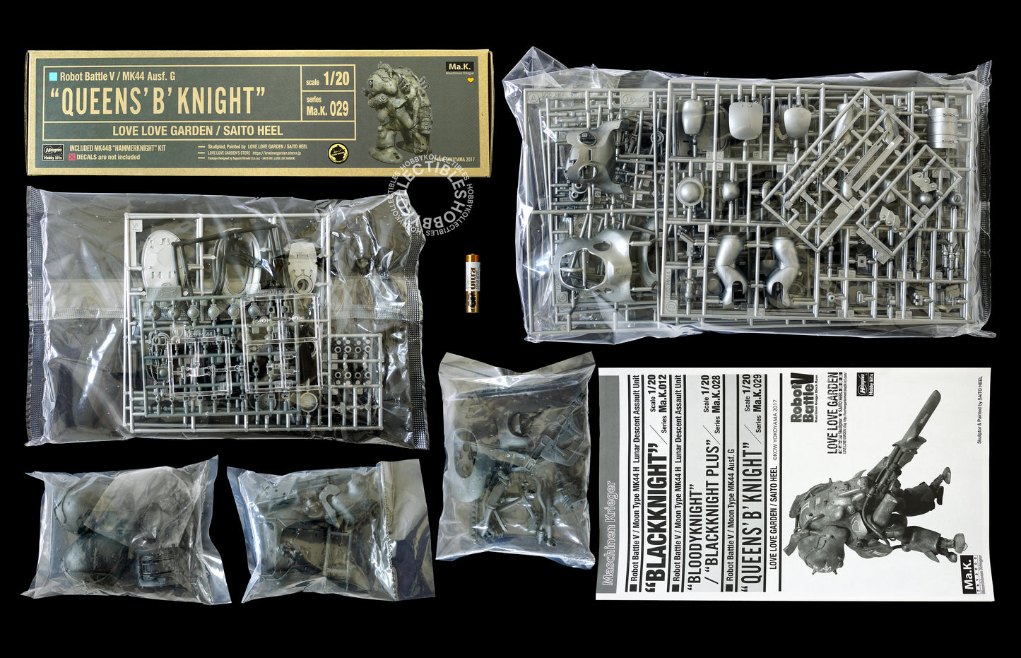 Ma.K Love Love Garden MK44 1/20 "Queens "B" Knight" Resin+Plastic Kit