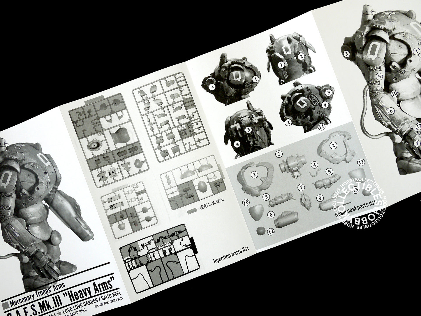 Ma.K Love Love Garden SF3D 1/20 SAFS Heavy Arms Resin/Plastic Kit