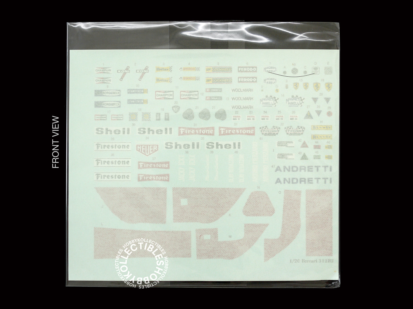 MFH 1/20 Ferrari 312B2 F1 Racing Full Detail Model Kit ver.A K317