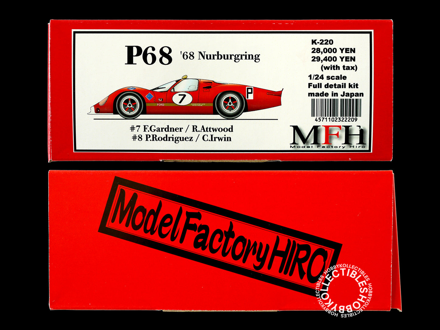 Model 1/24 Ford P68 '68 Nurburgring Multi-Media Kit K220