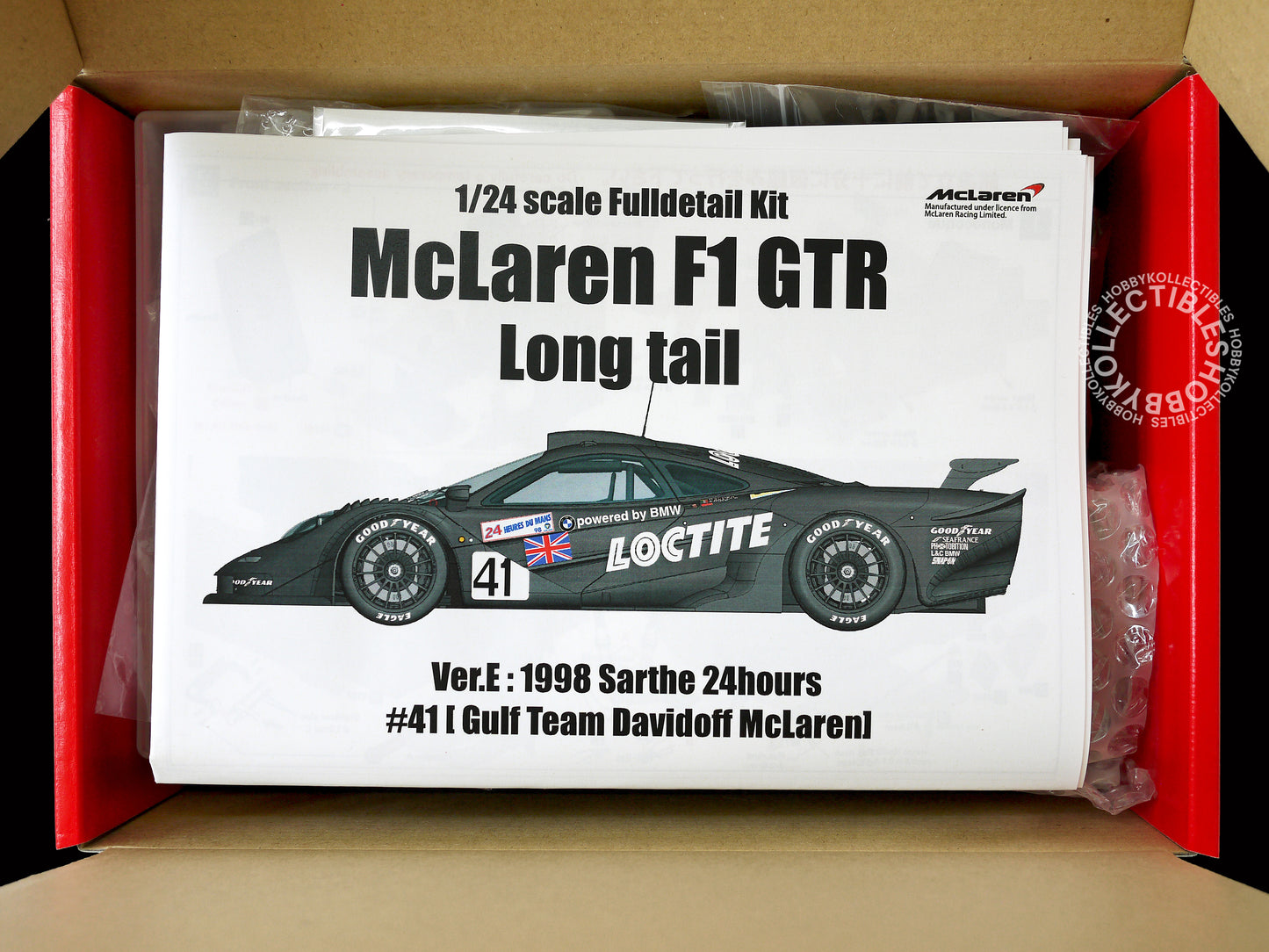 MFH 1/24 McLaren F1 GTR Long Tail ver.E LM K380 Model Kit